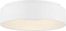 NUVO White 17-3/4 in. 20W 1-Light LED Flush Mount Ceiling Fixture 