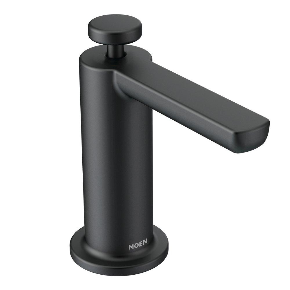 Moen Matte Black Soap and Lotion Dispenser 