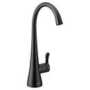 Moen Matte Black 1.5 gpm 1 Hole Deck Mount Beverage Faucet with Single Lever Handle 