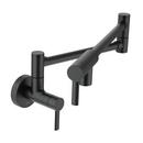 Wall Mount Pot Filler in Matte Black