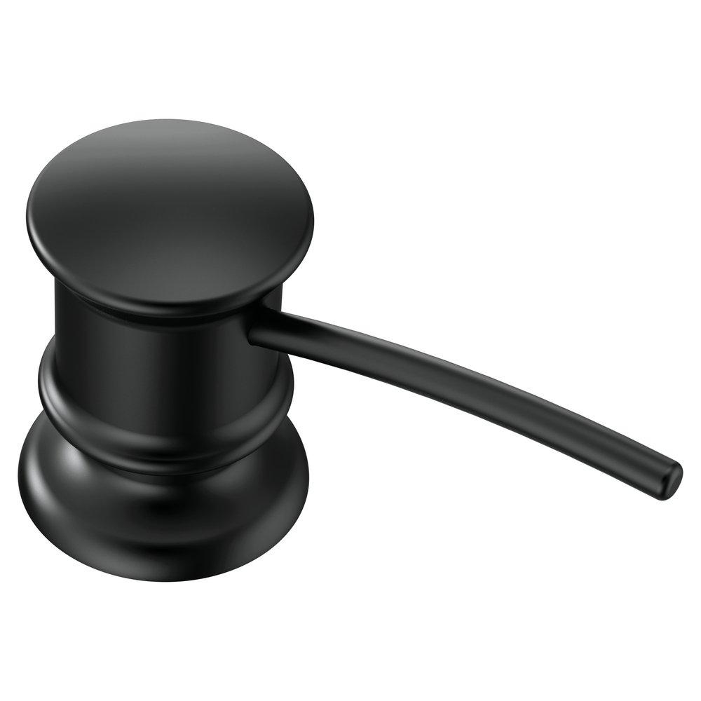 Moen Matte Black Deck Mount Soap Dispenser 