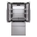 Signature Kitchen Suite Panel Ready 35-3/4 in. 19.3 cu. ft. French Door Refrigerator 