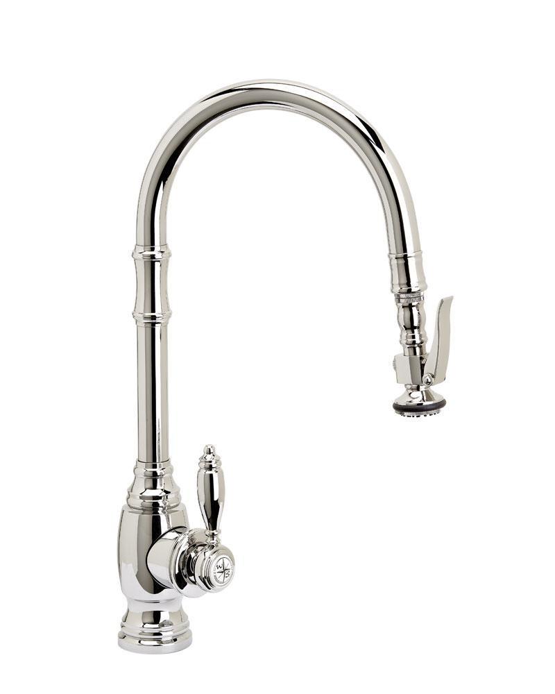 Waterstone Polished Nickel Pull Down Kitchen Faucet 