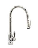 Single Handle Pull Down Kitchen Faucet in Polished Nickel