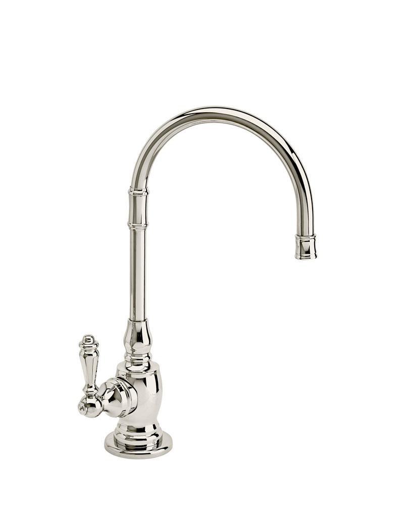 Waterstone Polished Nickel Single Handle Lever Water Filter Faucet 