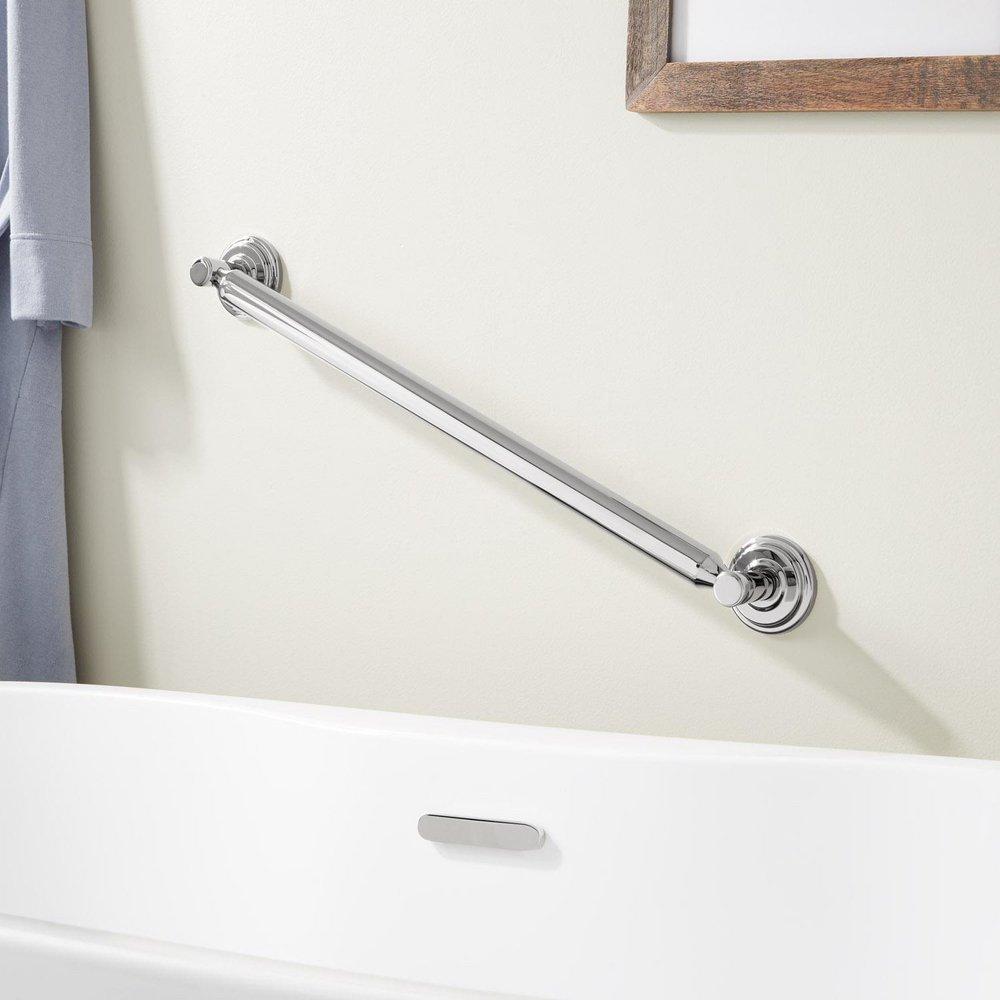 Signature Hardware Chrome 24 in. Grab Bar 