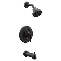 One Handle Single Function Bathtub & Shower Faucet in Matte Black (Trim Only)