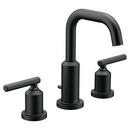 Two Handle Widespread Bathroom Sink Faucet in Matte Black