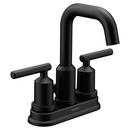 Moen Matte Black Two Handle Centerset Bathroom Sink Faucet 
