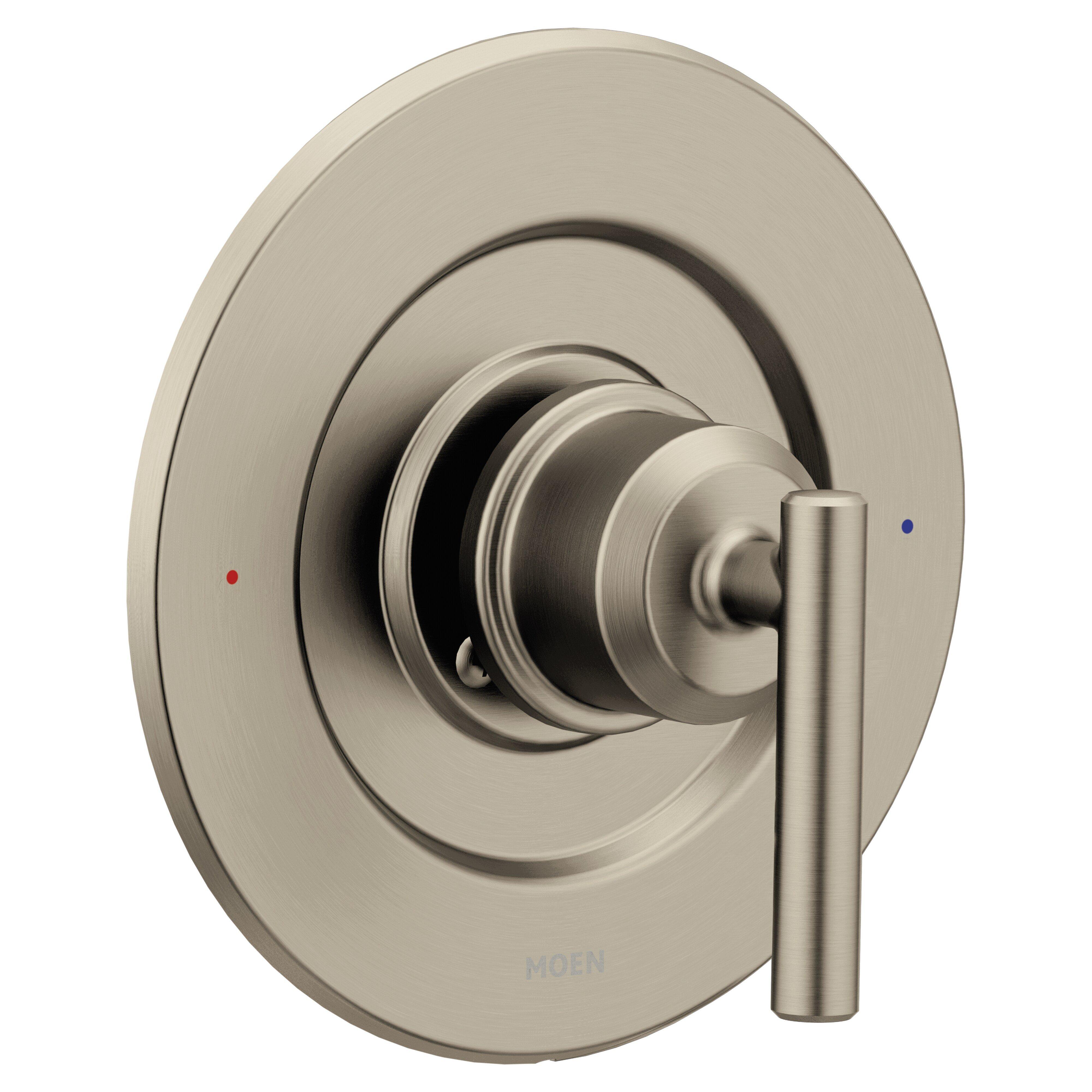 Moen Brushed Nickel Single Handle Function Bathtub & Shower Faucet (Trim Only) 