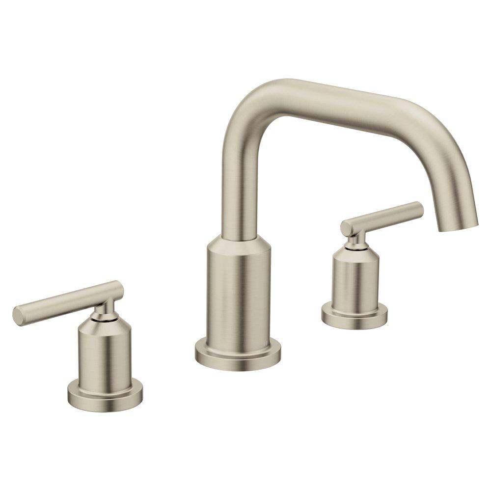 Moen Brushed Nickel Two Handle Roman Tub Faucet (Trim Only) 