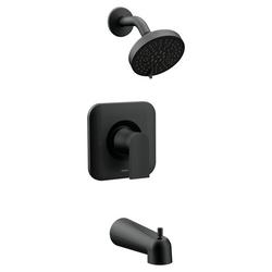 Single Handle Multi Function Bathtub & Shower Faucet in Matte Black (Trim Only)