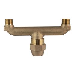 1-1/2 x 1 x 1 x 9 in. Grip Joint x MIP Water Service Brass U Branch Piece