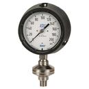 WIKA Black Aluminum 4-1/2 x 1/2 in. MNPT Pocan® Pressure Gauge 
