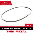 Milwaukee&reg; Silver 27 x 1/2 in. Band Saw (Pack of 3) 