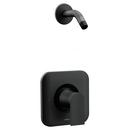 One Handle Single Function Shower Faucet in Matte Black (Trim Only)