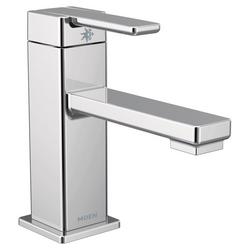 Single Handle Monoblock Bathroom Sink Faucet in Chrome