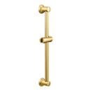 30 in. Shower Rail in Brushed Gold