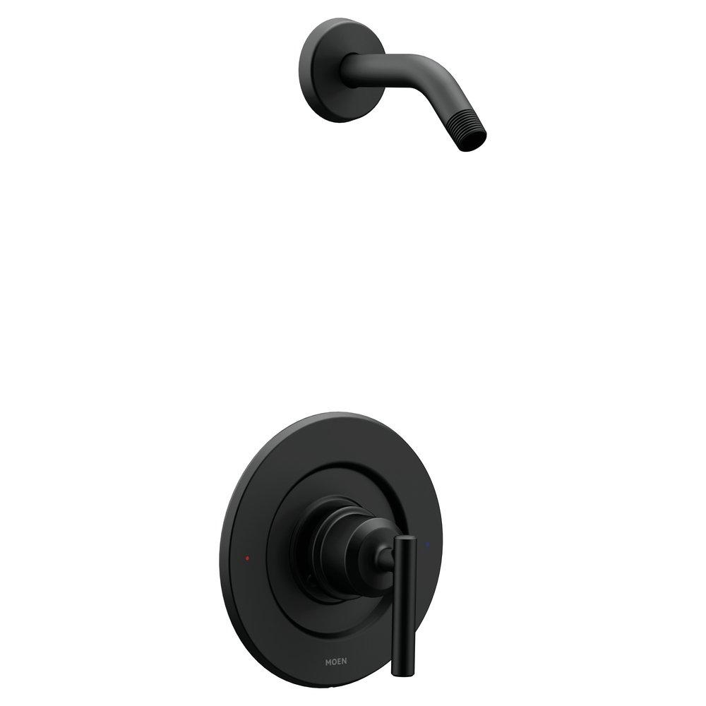 Moen Matte Black Single Handle Shower Faucet 
