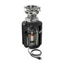 Moen Black Continuous Feed Garbage Disposal with Pre-Installed Power Cord 