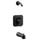 Moen Matte Black Single Handle Bathtub & Shower Faucet (Trim Only) 