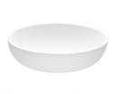 16" ROUND MATTE WHITE ESS SINK-LUNA 2 FLAT RIM 