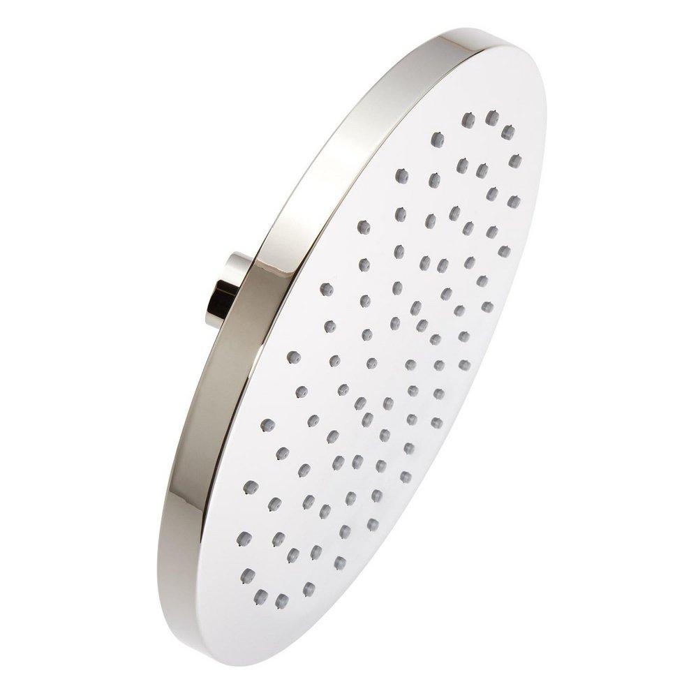 Signature Hardware Polished Nickel Single Function Full Showerhead 
