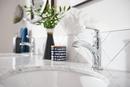 Moen Chrome Single Handle Monoblock Bathroom Sink Faucet 