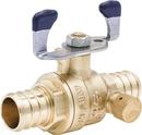1 in. Forged Brass Full Port Sweat x F1807 400# Ball Valve