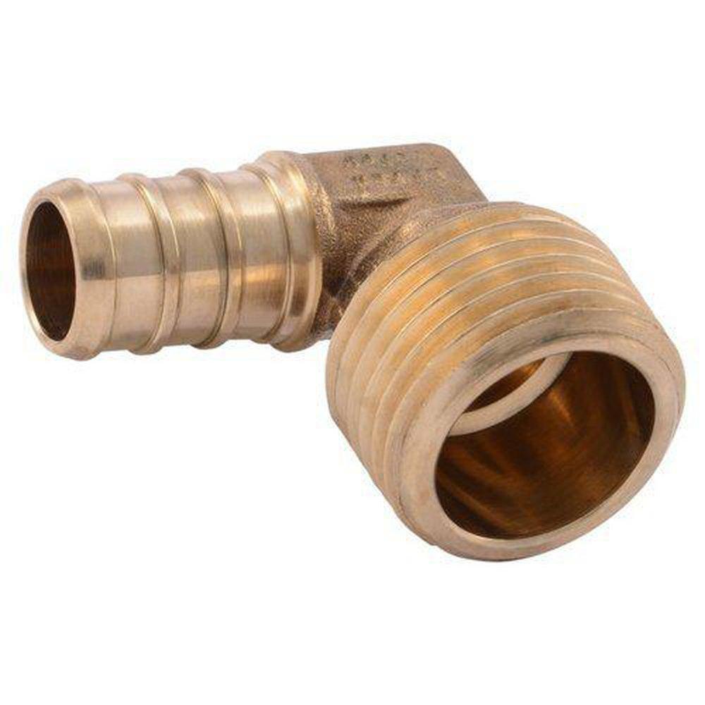 Matco-Norca Brass PEX Crimp x Male Sweat 90&deg; Elbow 