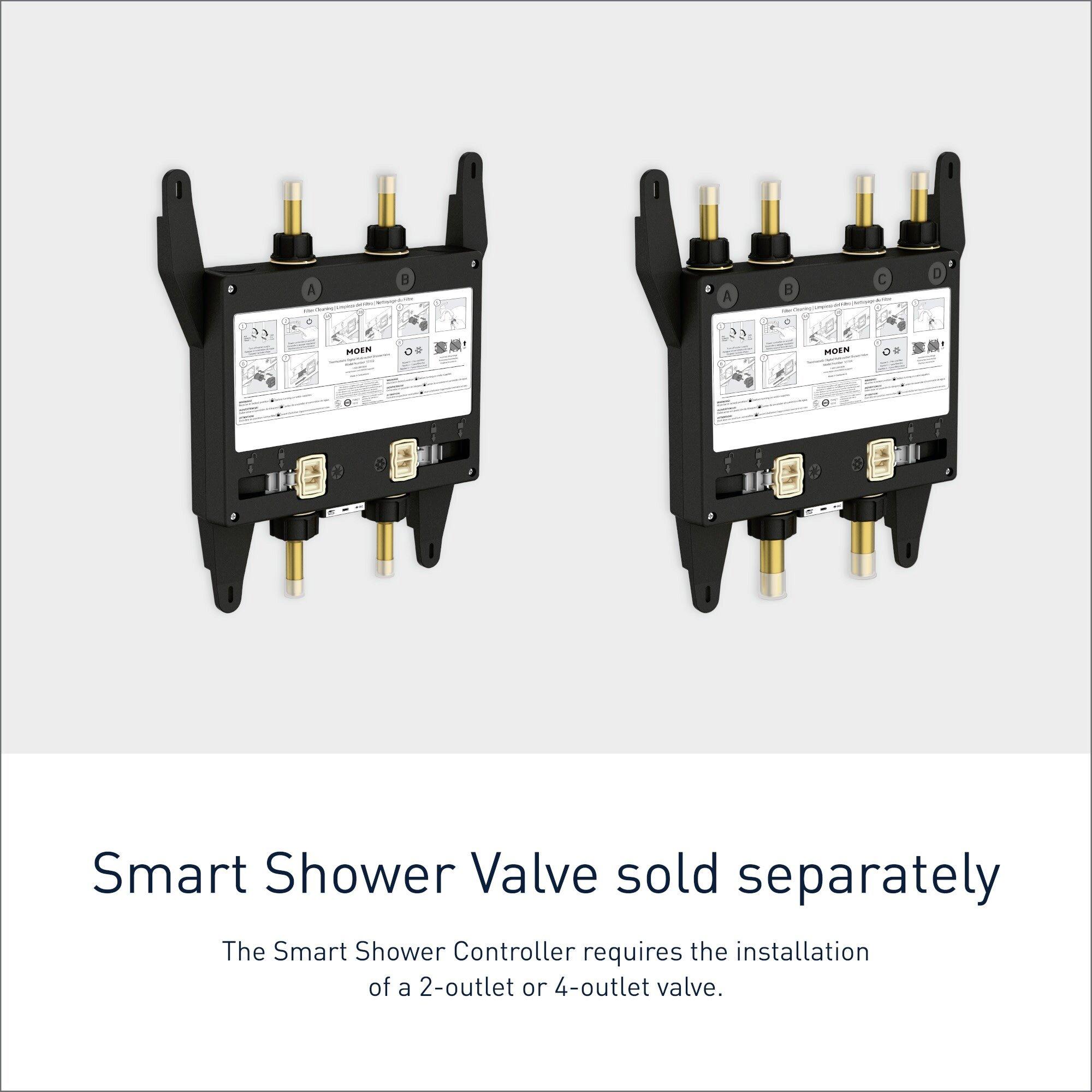 Moen Matte Black Digital Shower Controller 
