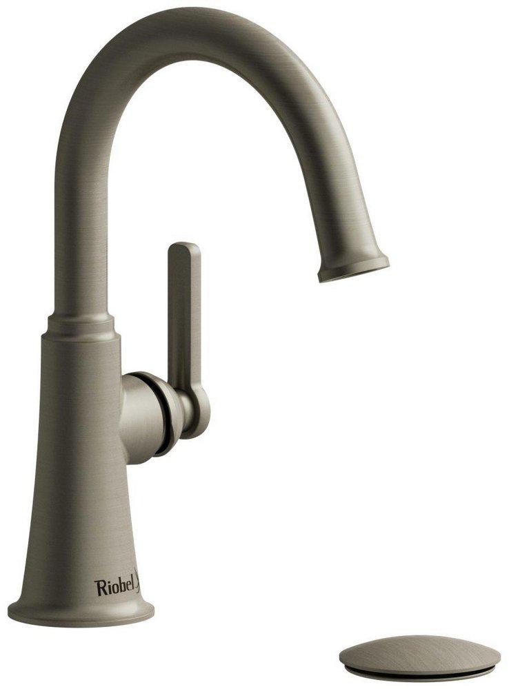 Riobel Brushed Nickel Single Handle Monoblock Vessel Filler Bathroom Sink Faucet 