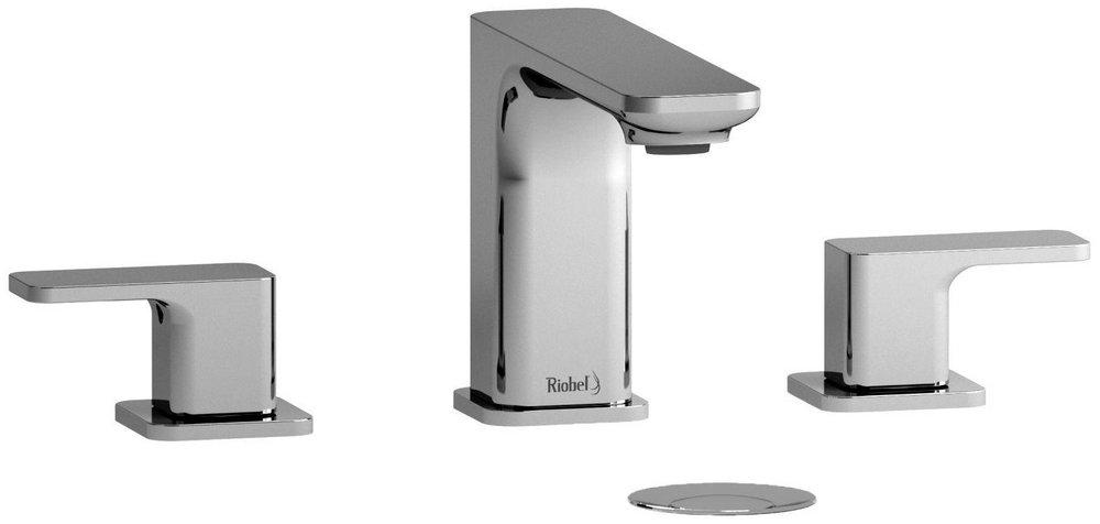 Riobel Chrome Two Handle Widespread Bathroom Sink Faucet 