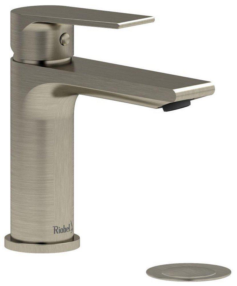 Riobel Brushed Nickel PVD Single Handle Monoblock Bathroom Sink Faucet 
