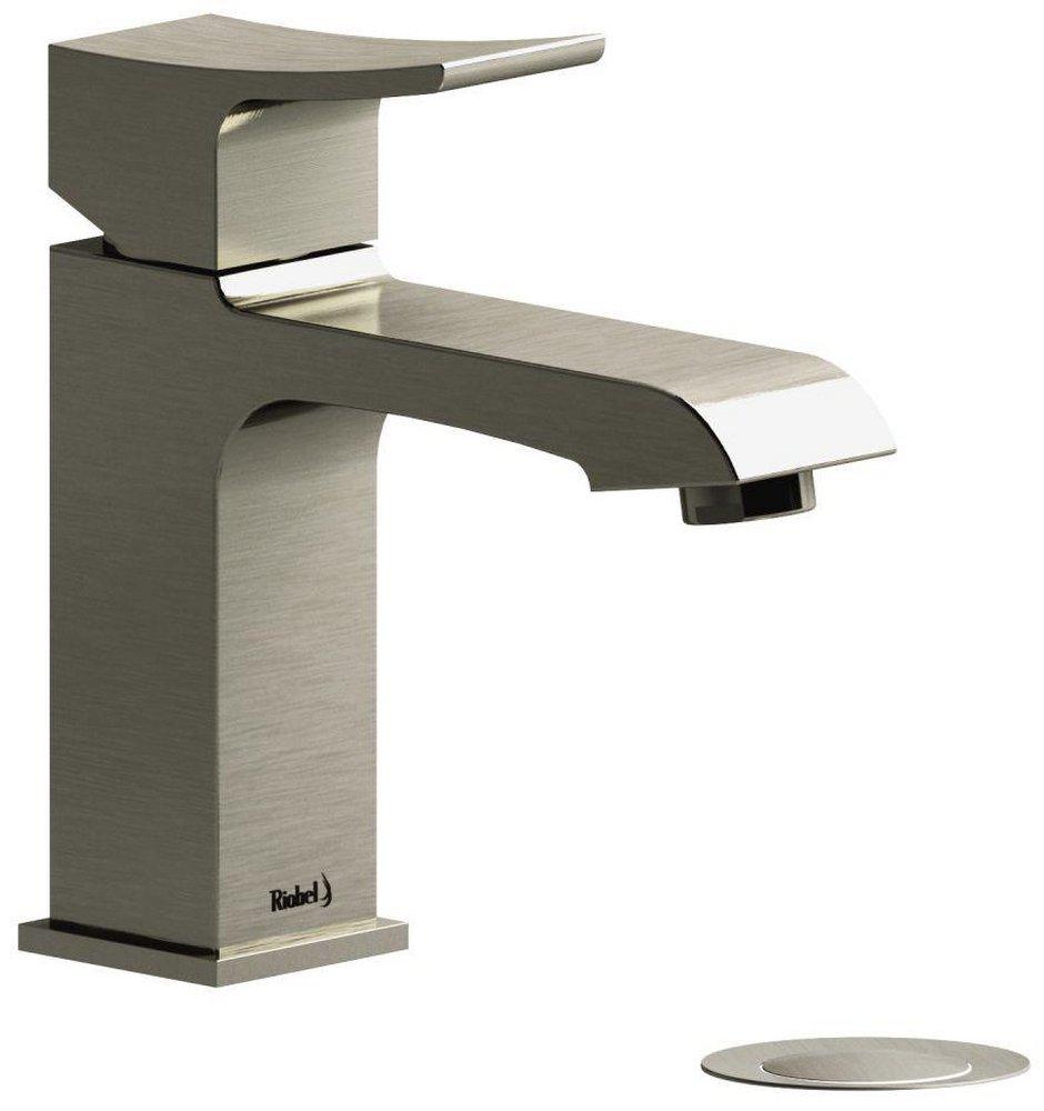 Riobel Brushed Nickel PVD Single Handle Monoblock Bathroom Sink Faucet 