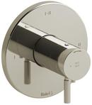 Single Handle Thermostatic and Pressure Balancing Valve Trim in Polished Nickel