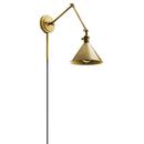 Kichler Lighting Natural Brass 40W 1-Light Medium E-26 Incandescent Wall Sconce 