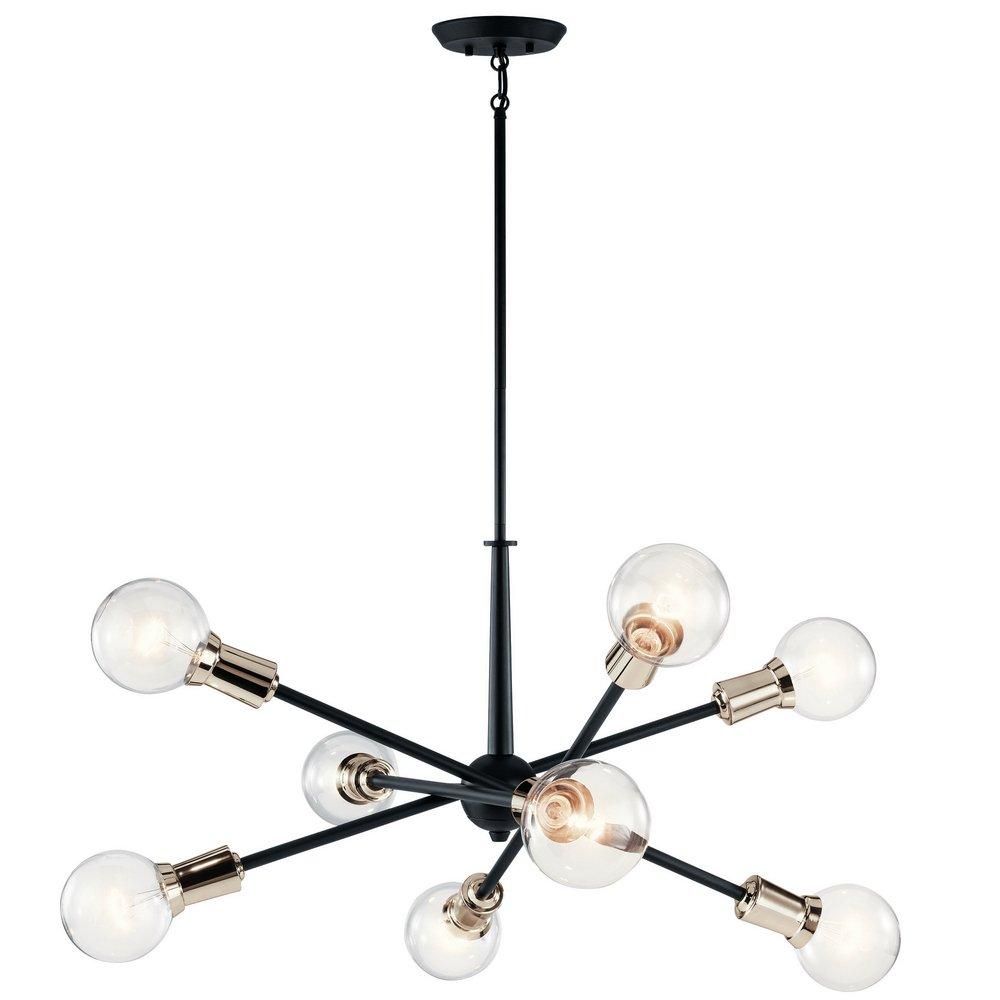 Kichler Lighting Black 38-3/4 in. 8-Light Medium E-26 Base Chandelier 