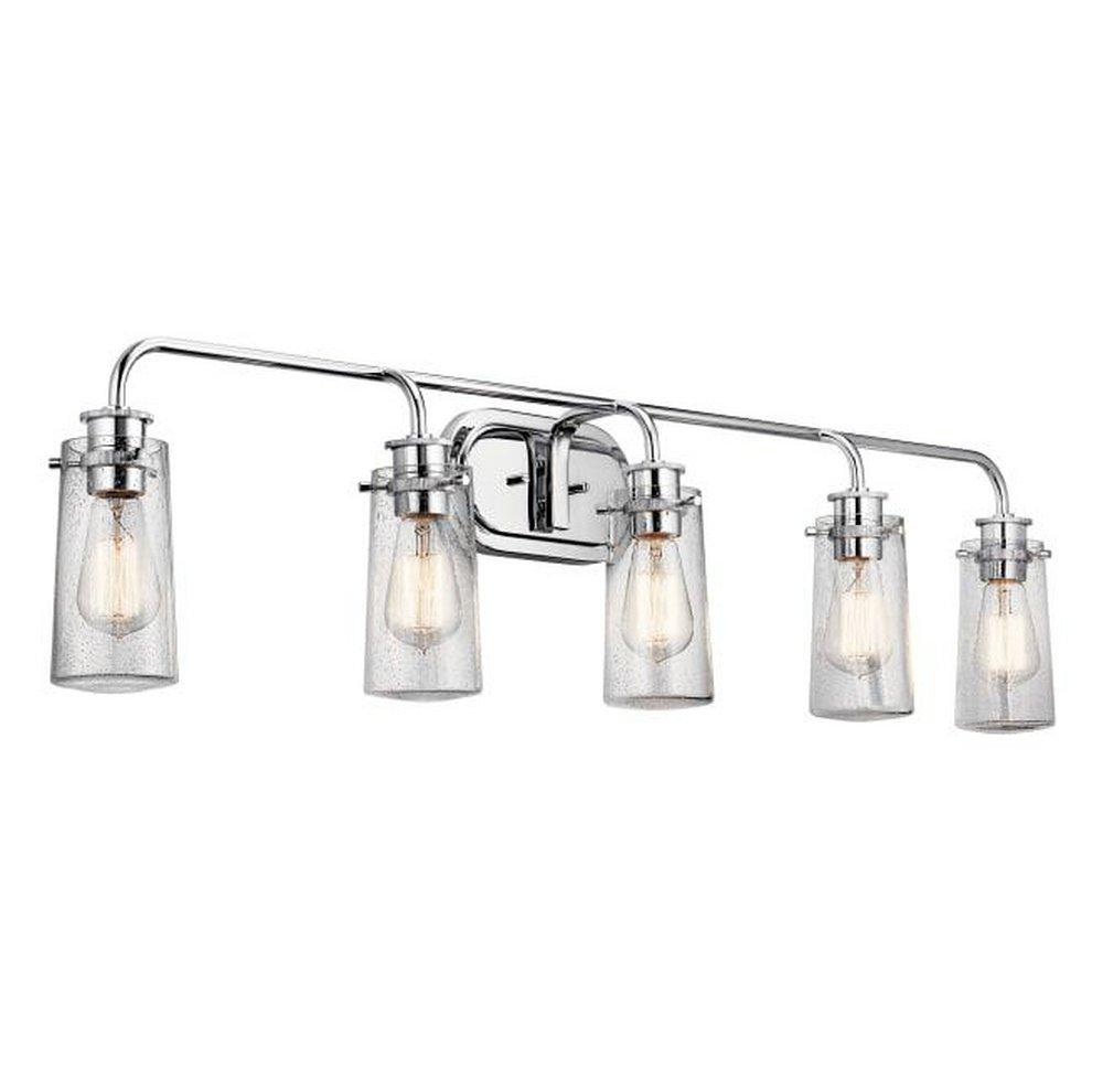 Kichler Lighting Chrome 60W 5-Light Medium E-26 Incandescent Vanity Fixture 
