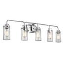 Kichler Lighting Chrome 60W 5-Light Medium E-26 Incandescent Vanity Fixture 