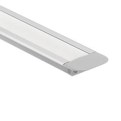 8 ft. Shallow Well Tape Light Channel in Silver