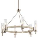 Kichler Lighting White Washed Wood 40W 6-Light Candelabra E-12 Incandescent Chandelier 