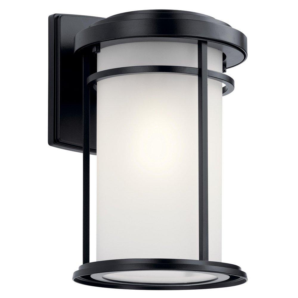 Kichler Lighting Black 100W 1-Light 13-1/2 in. Outdoor Wall Sconce 