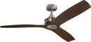 61W 3-Blade Ceiling Fan in Brushed Nickel