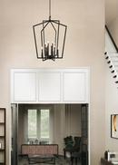 Kichler Lighting Black 60W 12-Light Candelabra E-12 Incandescent Chandelier 