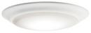 Kichler Lighting White 7-1/2 in. 14W 1-Light LED Flush Mount Ceiling Fixture 