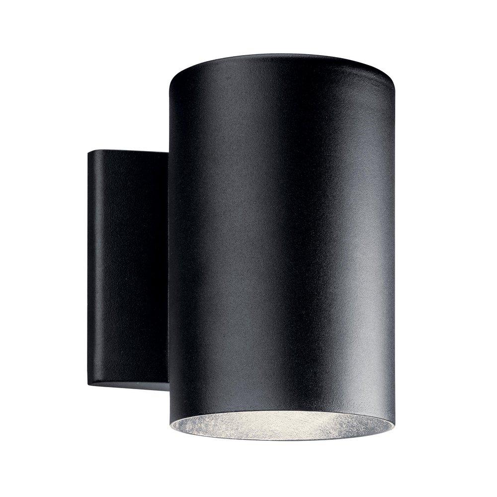 Kichler Lighting Textured Black 10W 1-Light 7 in. Outdoor Wall Sconce 