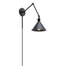 Kichler Lighting Black 40W 1-Light Medium E-26 Incandescent Wall Sconce 