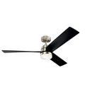 Kichler Lighting Brushed Nickel 63W 1-Light 3-Blade LED Ceiling Fan 