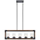 Kichler Lighting Auburn Stained 60W 5-Light Candelabra E-12 Incandescent Chandelier 